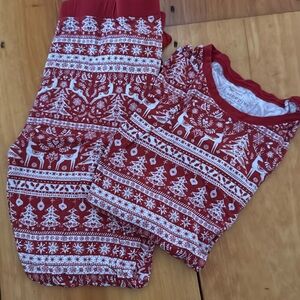 Little sleepies 9/10 Christmas reindeer pjs